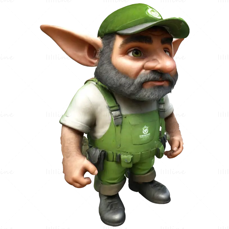 Enchanted Grove Guardians – Fantasy Gnome Figurine 3D Print Model Collection