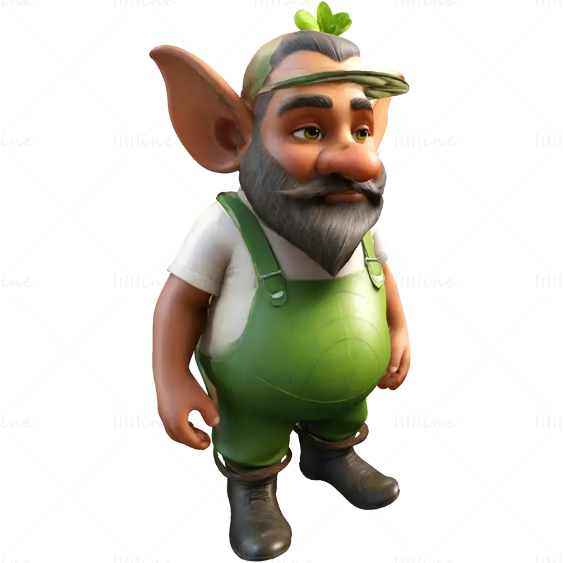 Enchanted Grove Guardians – Fantasy Gnome Figurine 3D Print Model Collection