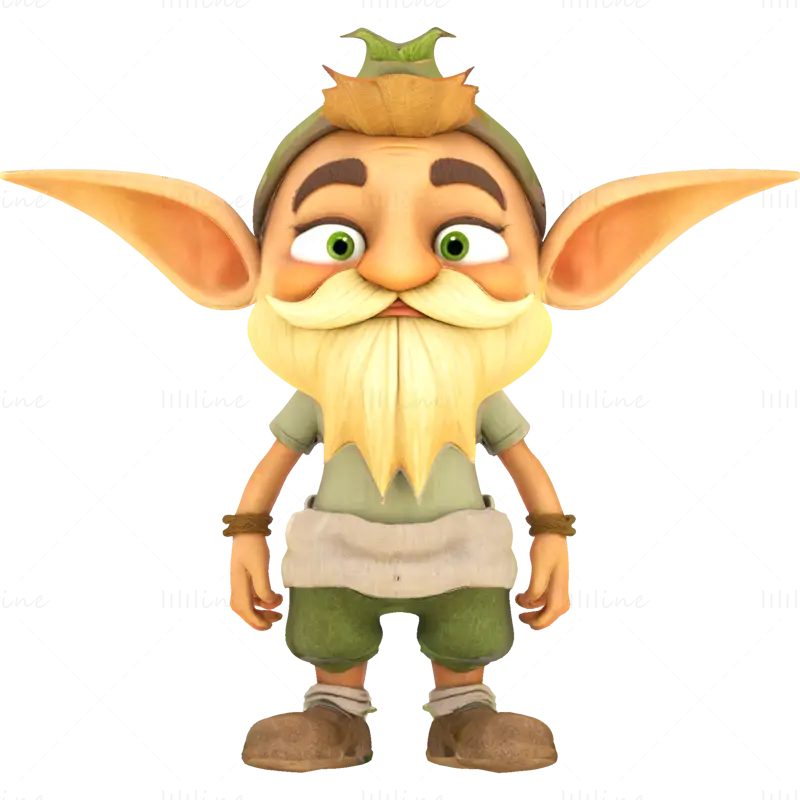 Enchanted Grove Guardians – Fantasy Gnome Figurine 3D Print Model Collection