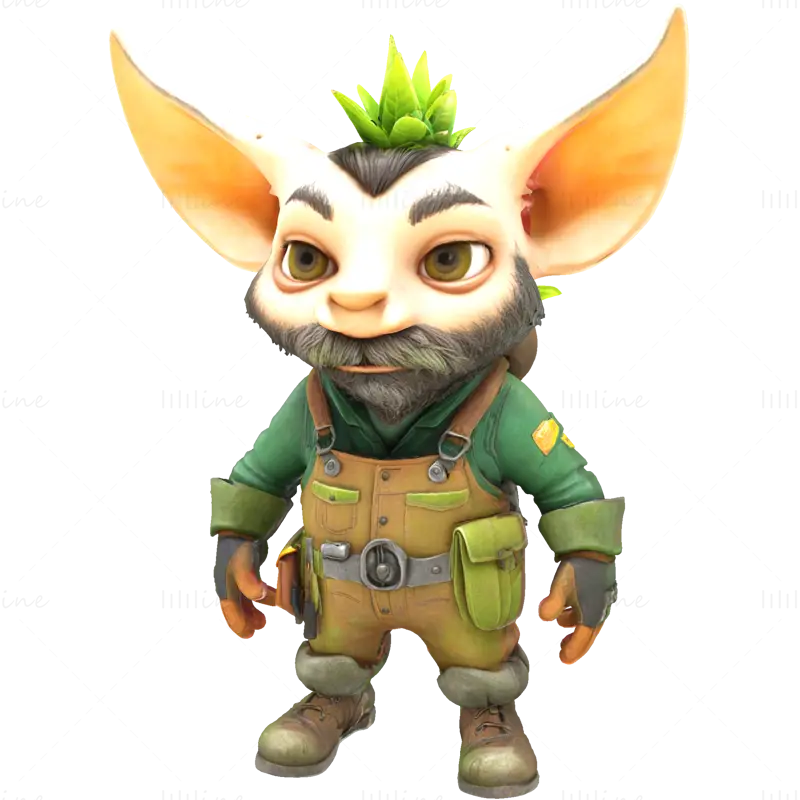 Enchanted Grove Guardians – Fantasy Gnome Figurine 3D Print Model Collection