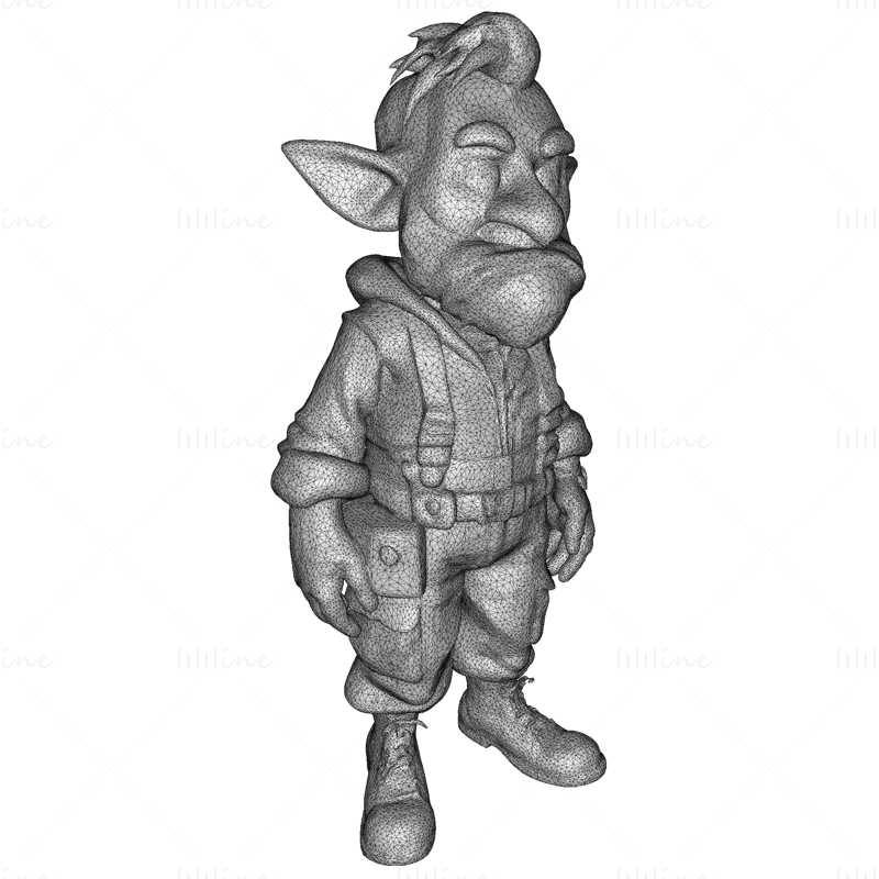 Enchanted Grove Guardians – Fantasy Gnome Figurine 3D Print Model Collection