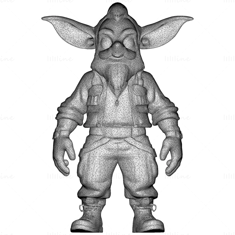 Enchanted Grove Guardians – Fantasy Gnome Figurine 3D Print Model Collection