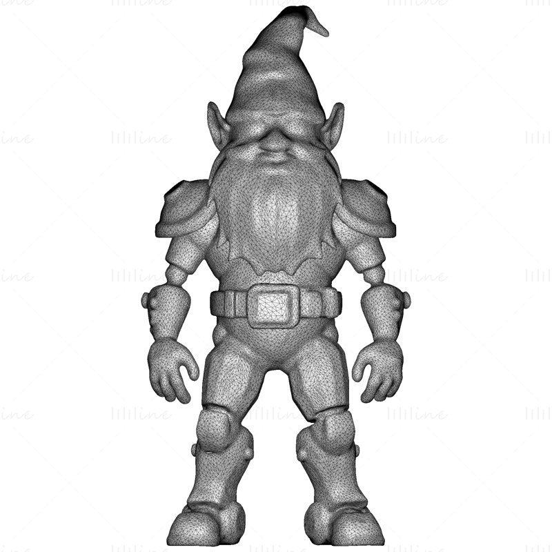 Зачарованные гномы-хранители 3D-модель для печати: коллекция Magical Defenders