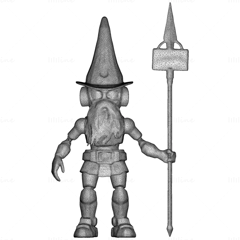 Зачарованные гномы-хранители 3D-модель для печати: коллекция Magical Defenders