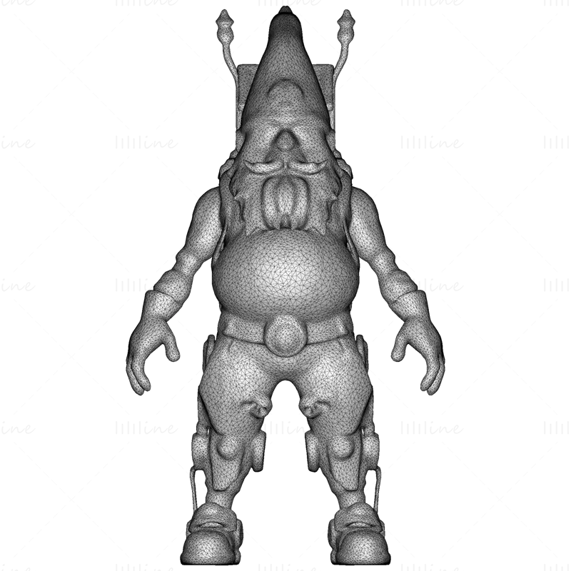 Зачарованные гномы-хранители 3D-модель для печати: коллекция Magical Defenders