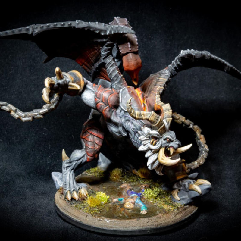 Epic Boss Ashen Manticore 3D tiskový model STL