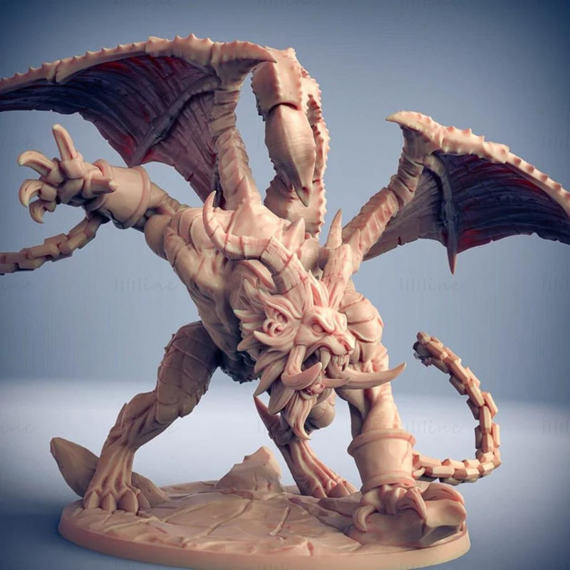 Epic Boss Ashen Manticore چاپ سه بعدی مدل STL