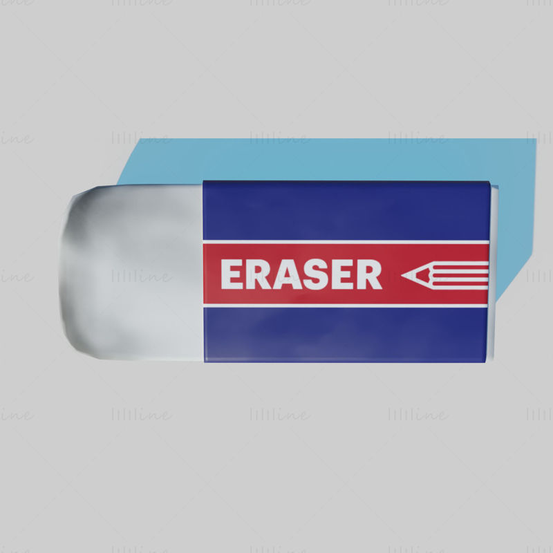 Eraser 3D Model
