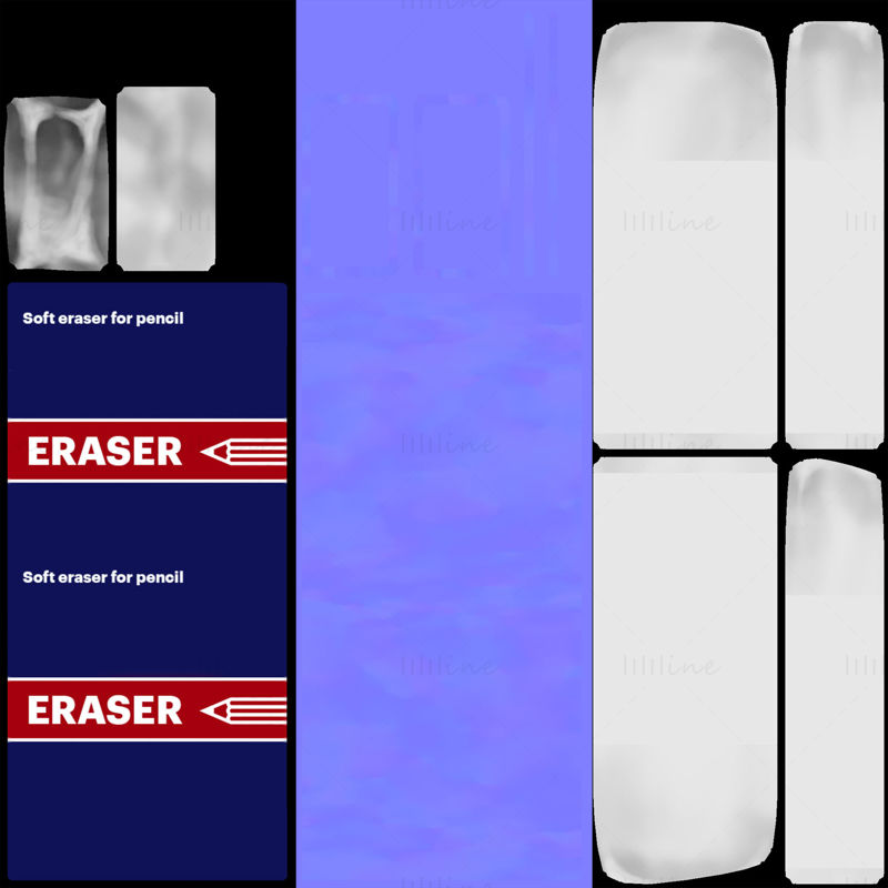 Eraser 3D Model
