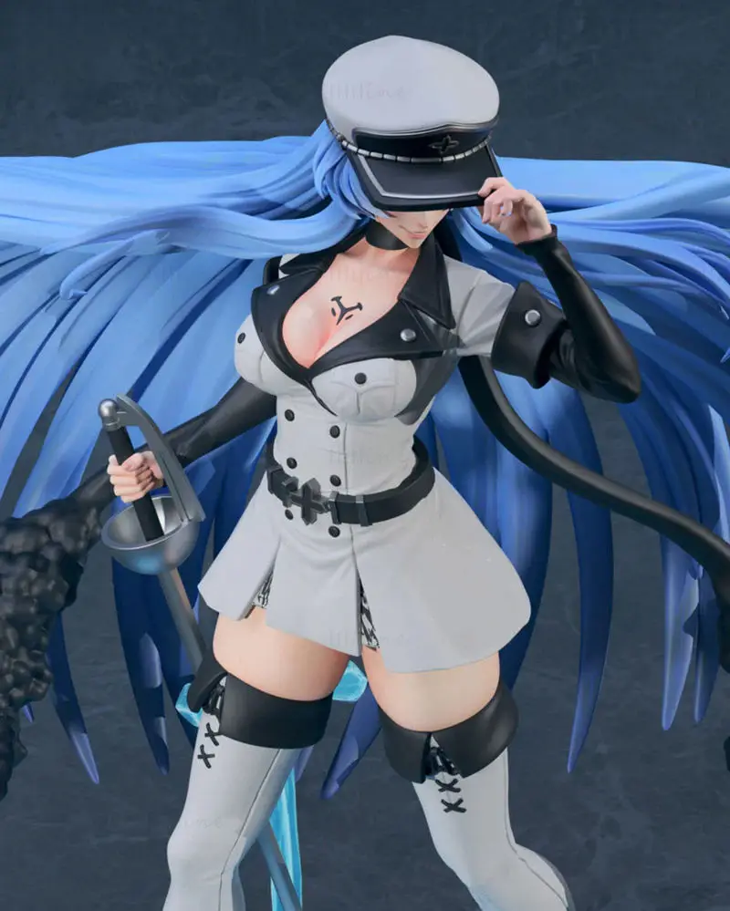 Esdeath - Akame Ga Kill 3D Print Model STL