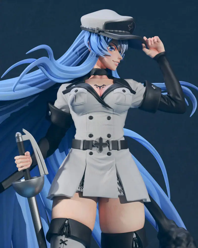 Esdeath - Akame Ga Kill نموذج طباعة ثلاثي الأبعاد STL