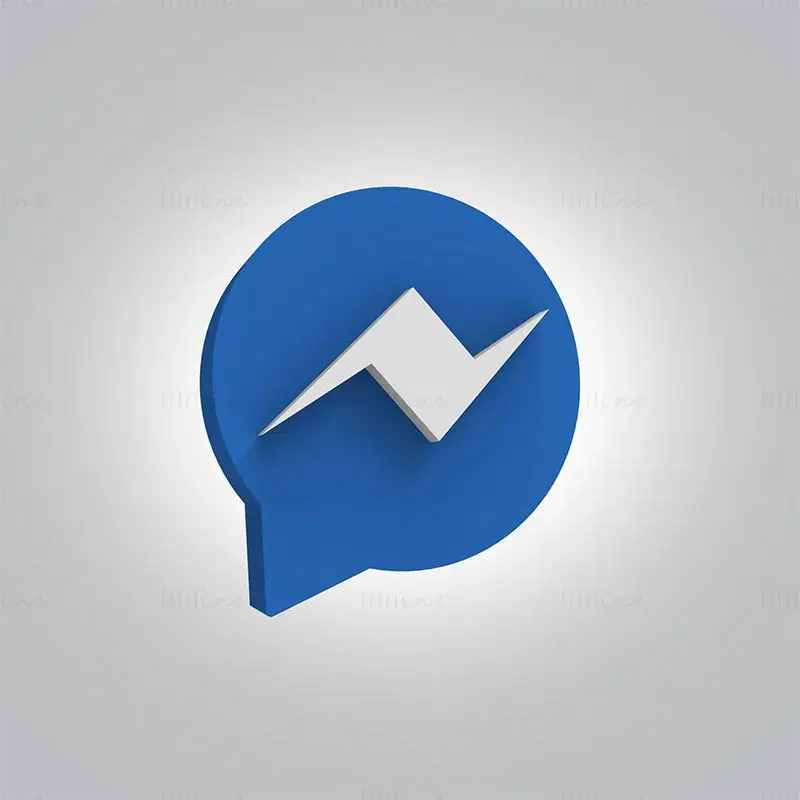 Ensemble d'icônes 3D pour Facebook Messenger