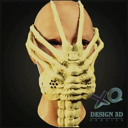 Facehugger mask 3d print model