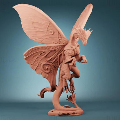 Fairy Dragon 3D Printing Model STL