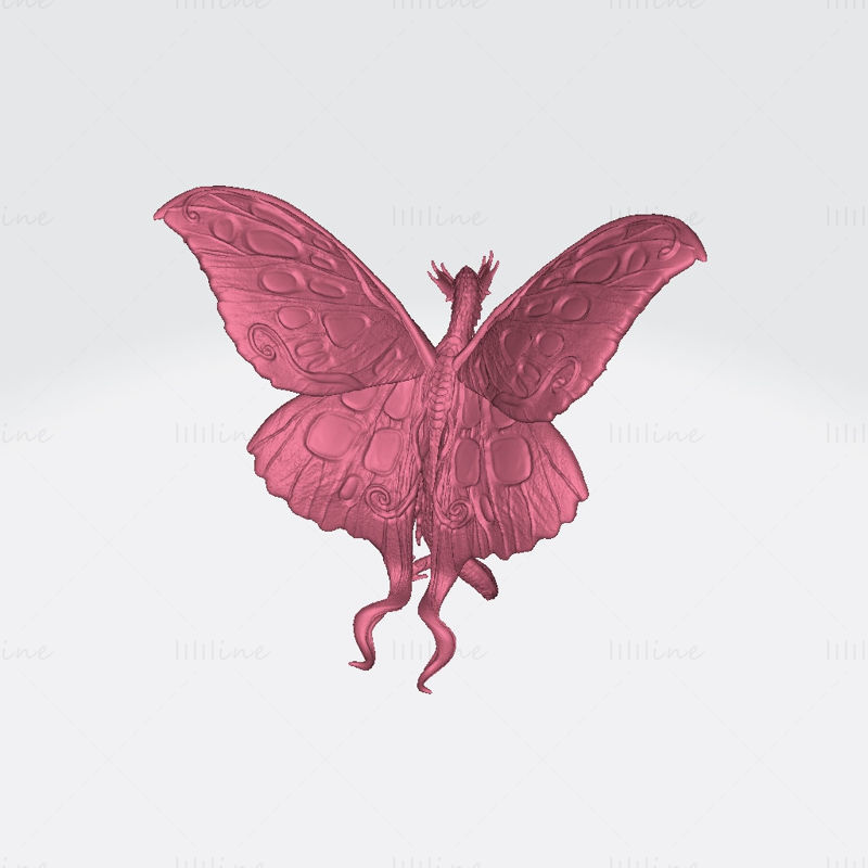 Fairy Dragon 3D Printing Model STL