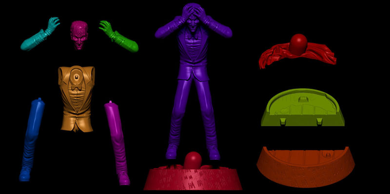 Fanart Joker - Killing Joke 3D Model Ready to Print STL