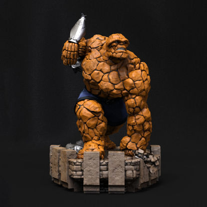 Fantastic 4 The Thing Statues 3D Model Ready to Print STL