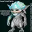 Fantasy Aqua Forest Sprite 3D-utskriftsmodell