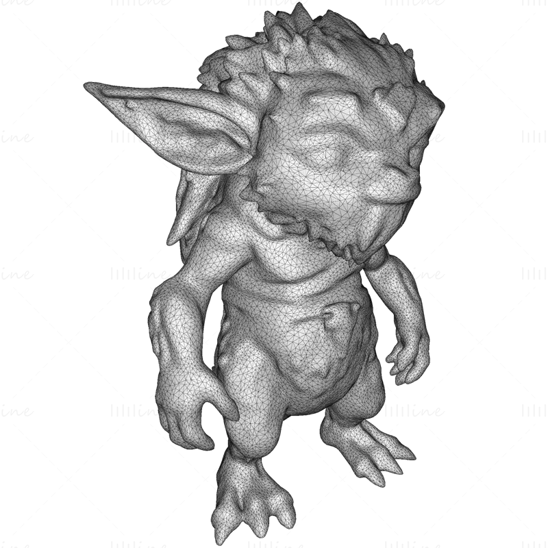 Fantasy Aqua Forest Sprite 3D Print Modell