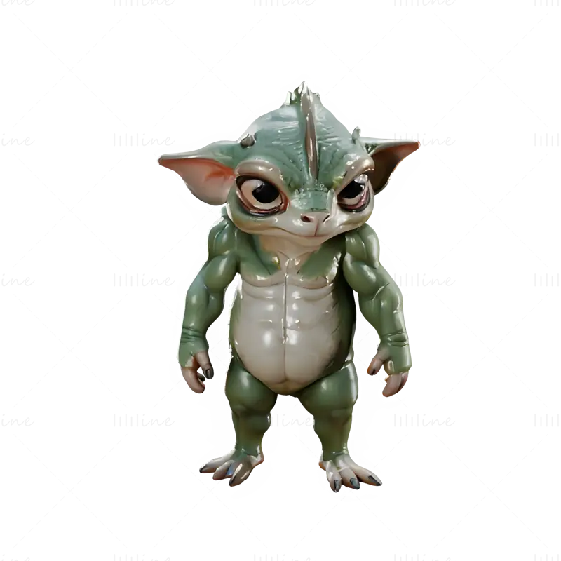 3D-natisnjeni model Fantasy Creature Trio – Čudovito zbirateljstvo