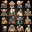 Fantasy Dwarf Warriors Collection - 3D Printable Tabletop Miniatures