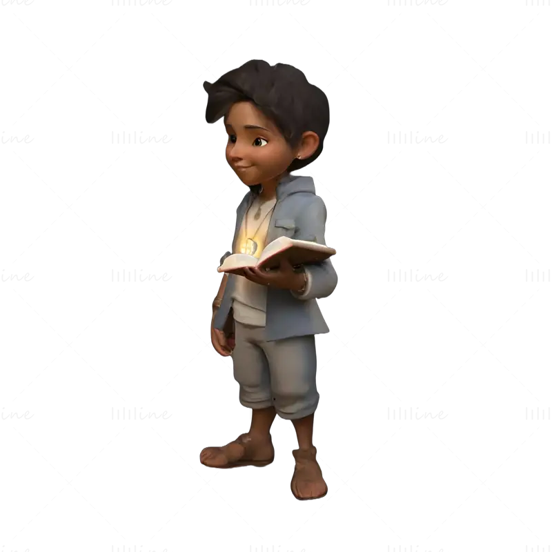 Fantasy Library Characters 3D Print Model Collection