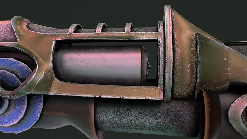 Fantasy-Gewehr 3D-Modell