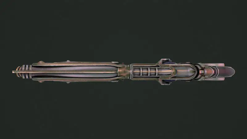 Fantasy-Gewehr 3D-Modell