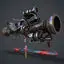 Fantasy rifle 3D Model