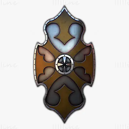 Fantasy Shield 4 3D modell