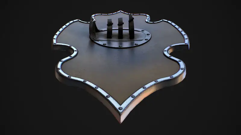 Escudo de fantasía 4 Modelo 3D