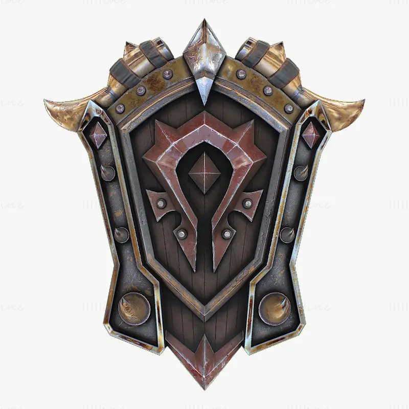 Fantasy shield 5 model 3d