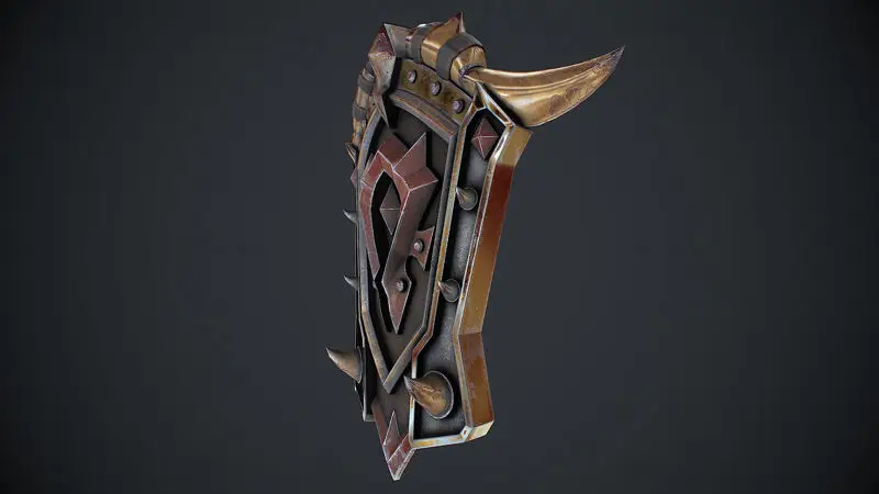 Fantasy shield 5 3d-modell
