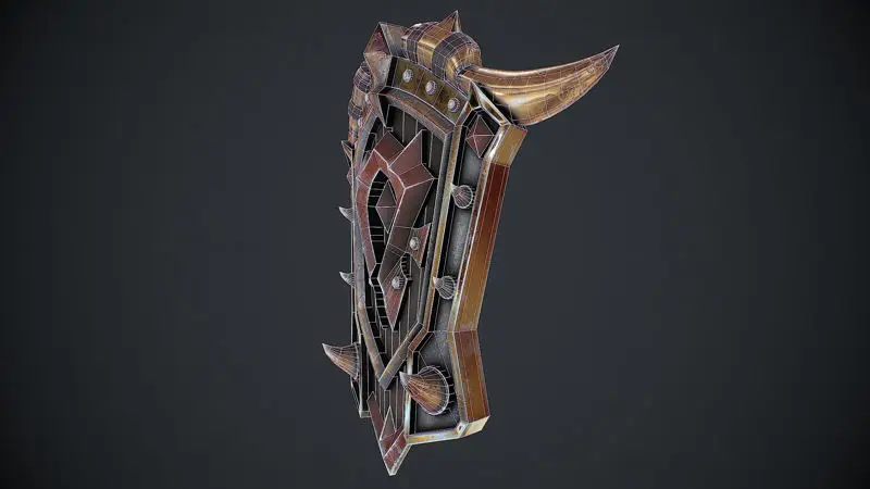 Fantasy shield 5 3d-modell