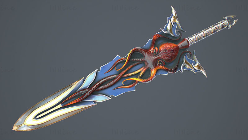 3D model Fantasy Sword 15