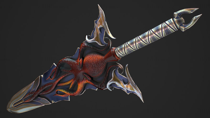 Fantasy Sword 15 3D modell