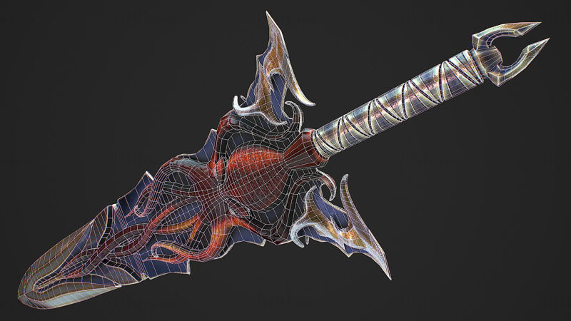 Fantasy Sword 15 Model 3D