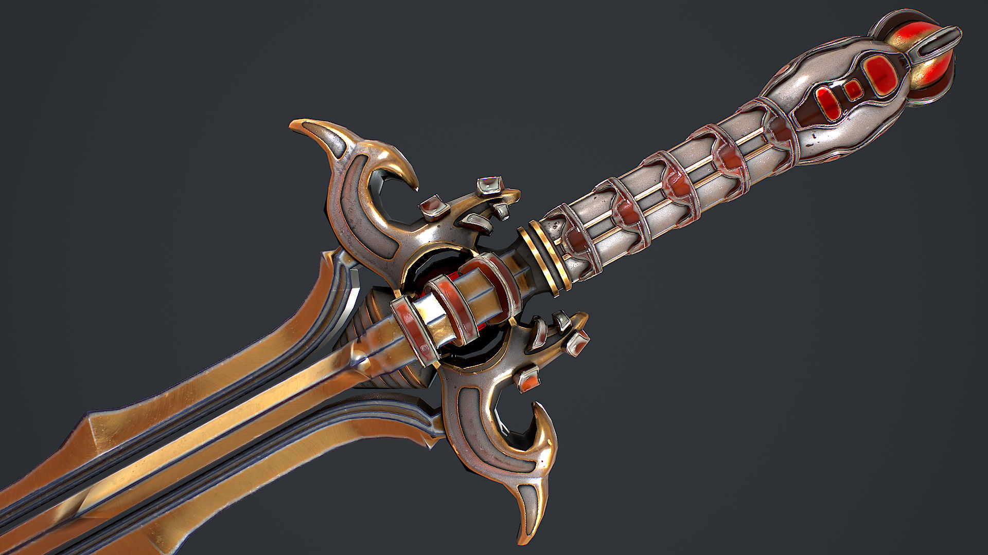 Fantasy Sword 16 3D Model