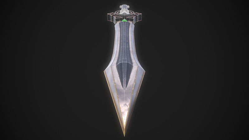 Fantasy Sword 17 Model 3D