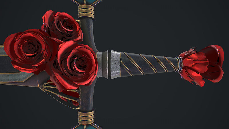 Fantasy Sword 21 Model 3D