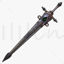 Fantasy Sword 26 With Scabbard 3D Model