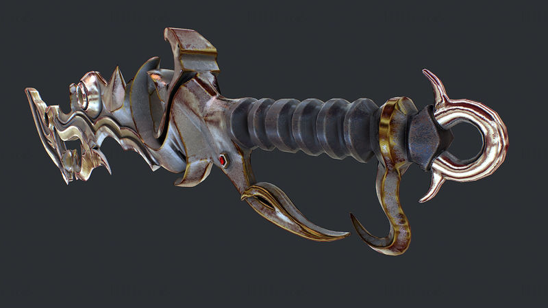 Model 3D Fantasy Sword 3