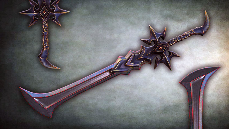 Fantasy Sword 5 Model 3D