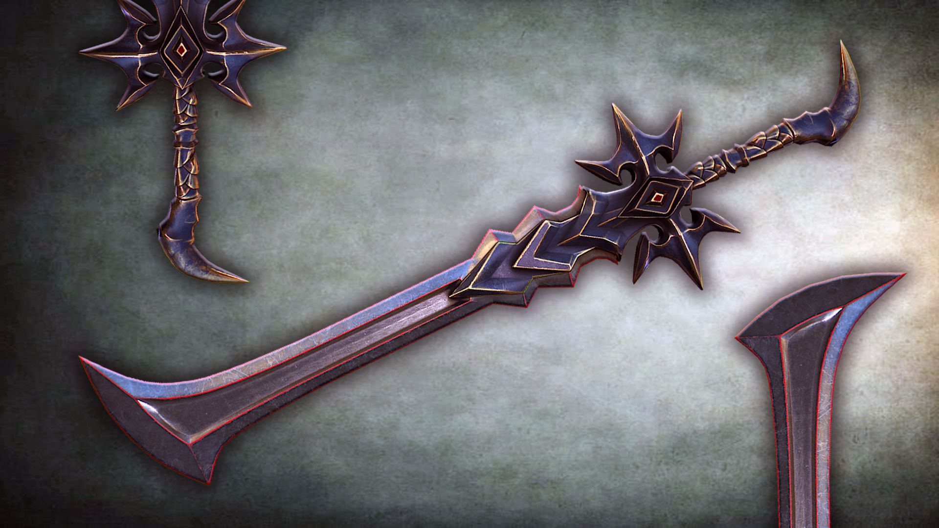 Fantasy Sword 5 3D Model