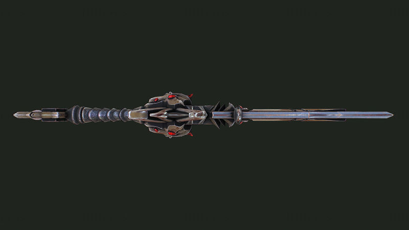 Model 3D Fantasy Sword 6