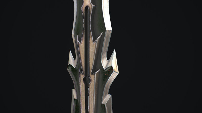 Fantasy Sword 9 Model 3D