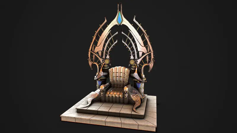 Model 3d Fantasy Throne