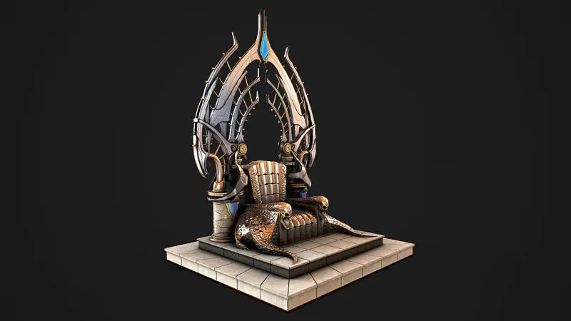 Model 3d Fantasy Throne