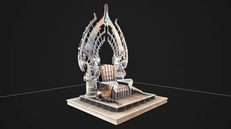 Model 3d Fantasy Throne