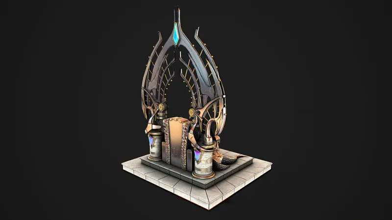 Model 3d Fantasy Throne